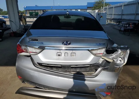 2014 Hyundai Sonata Hybrid из США, поврежденный, VIN KMHEC4A48EA113939